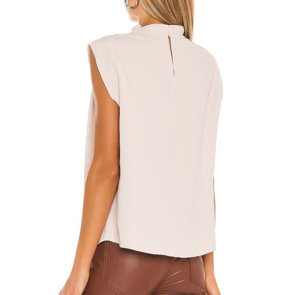 Amanda Uprichard Sleeveless Fabienne Top in Bone - Picture 3 of 4